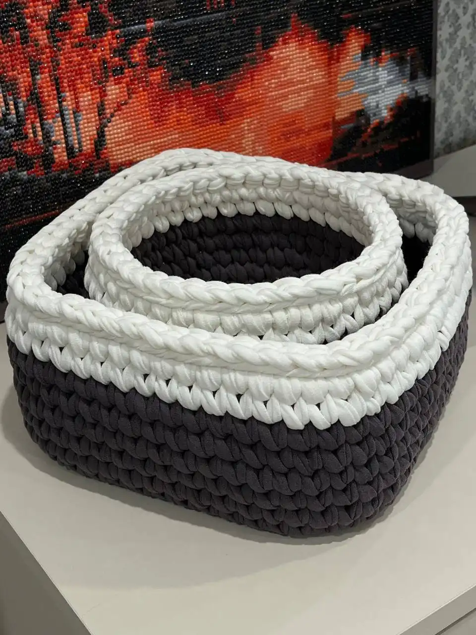 Корзиночки ручной работы для интерьера и подарков