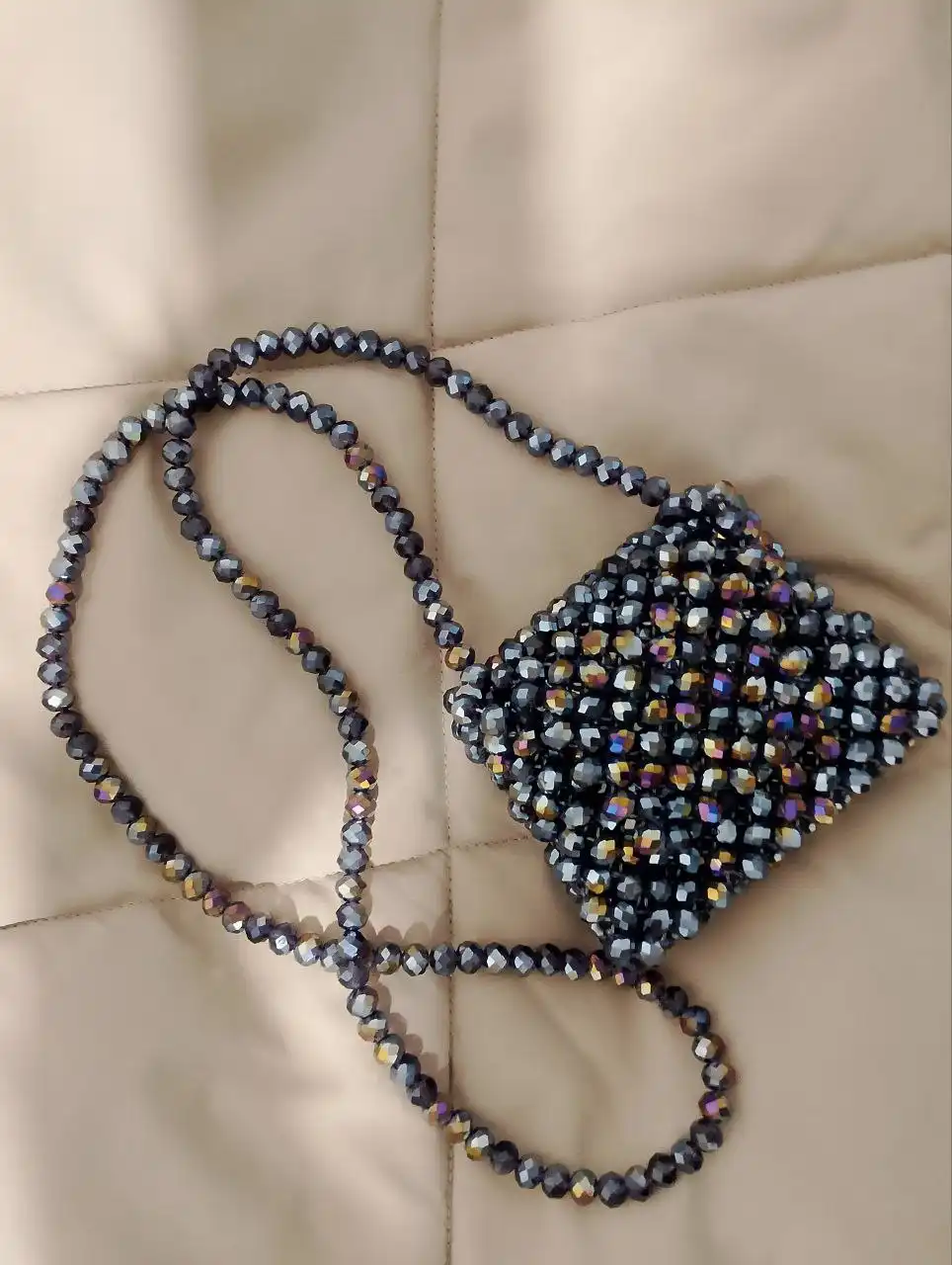 Детские сумочки из хрустальных бусин для праздников