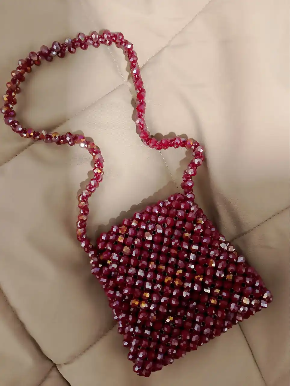 Детские сумочки из хрустальных бусин для праздников