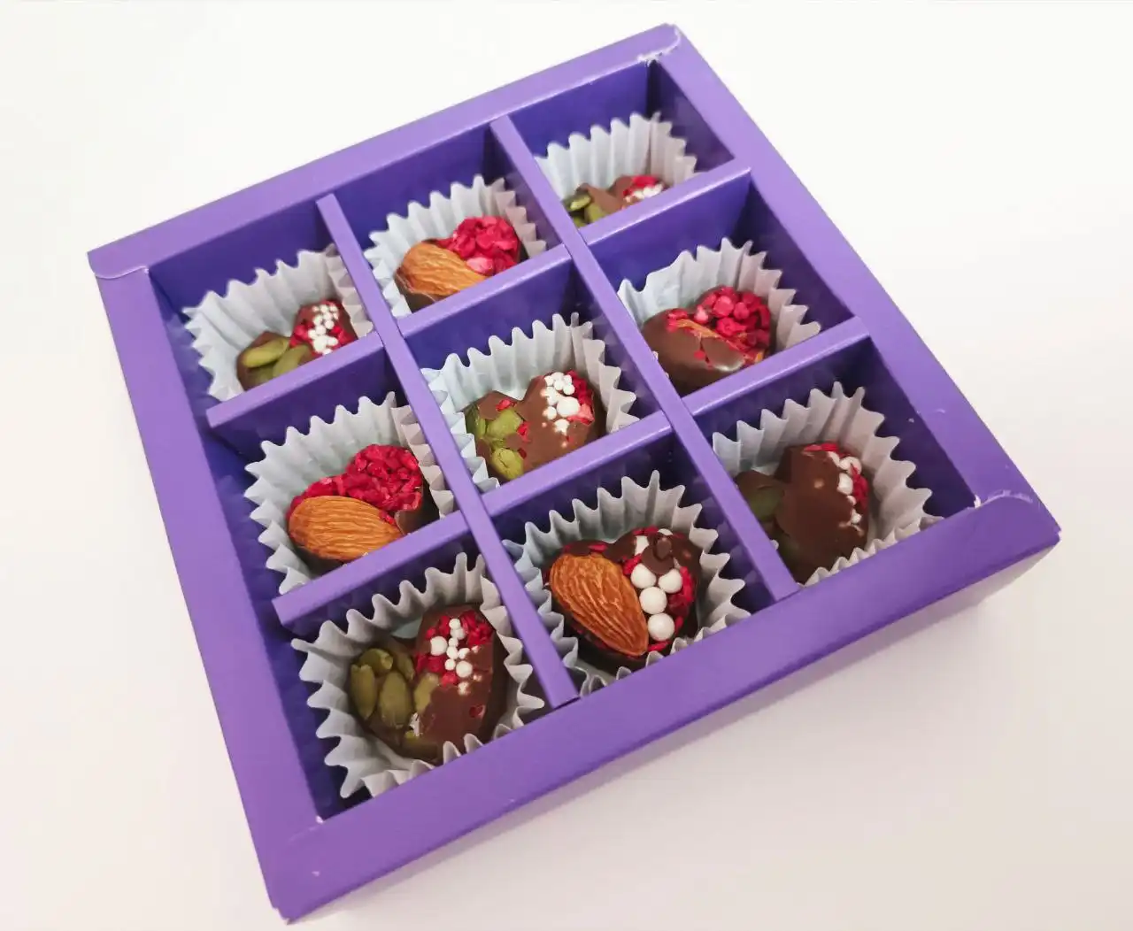 Шоколадные сердца ручной работы