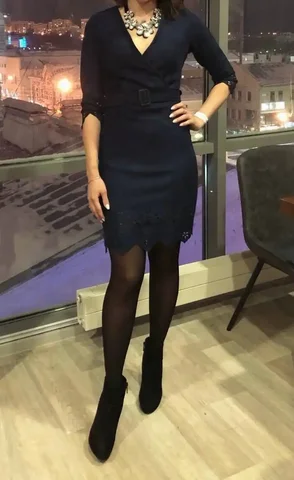 Темно-синее платье размер 42-44 - Одежда в Чебоксары