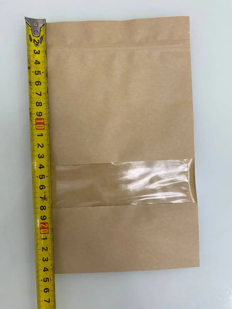 Продажа крафт пакетов Дой-Пак с окном 16*25 см