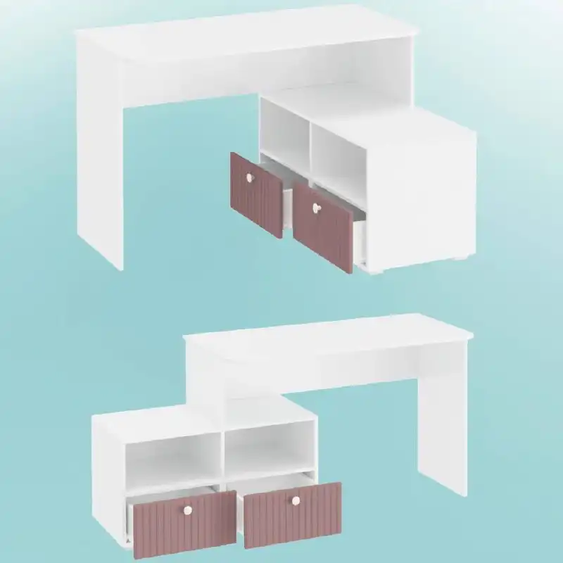 Продается детский стол с тумбами и полкой