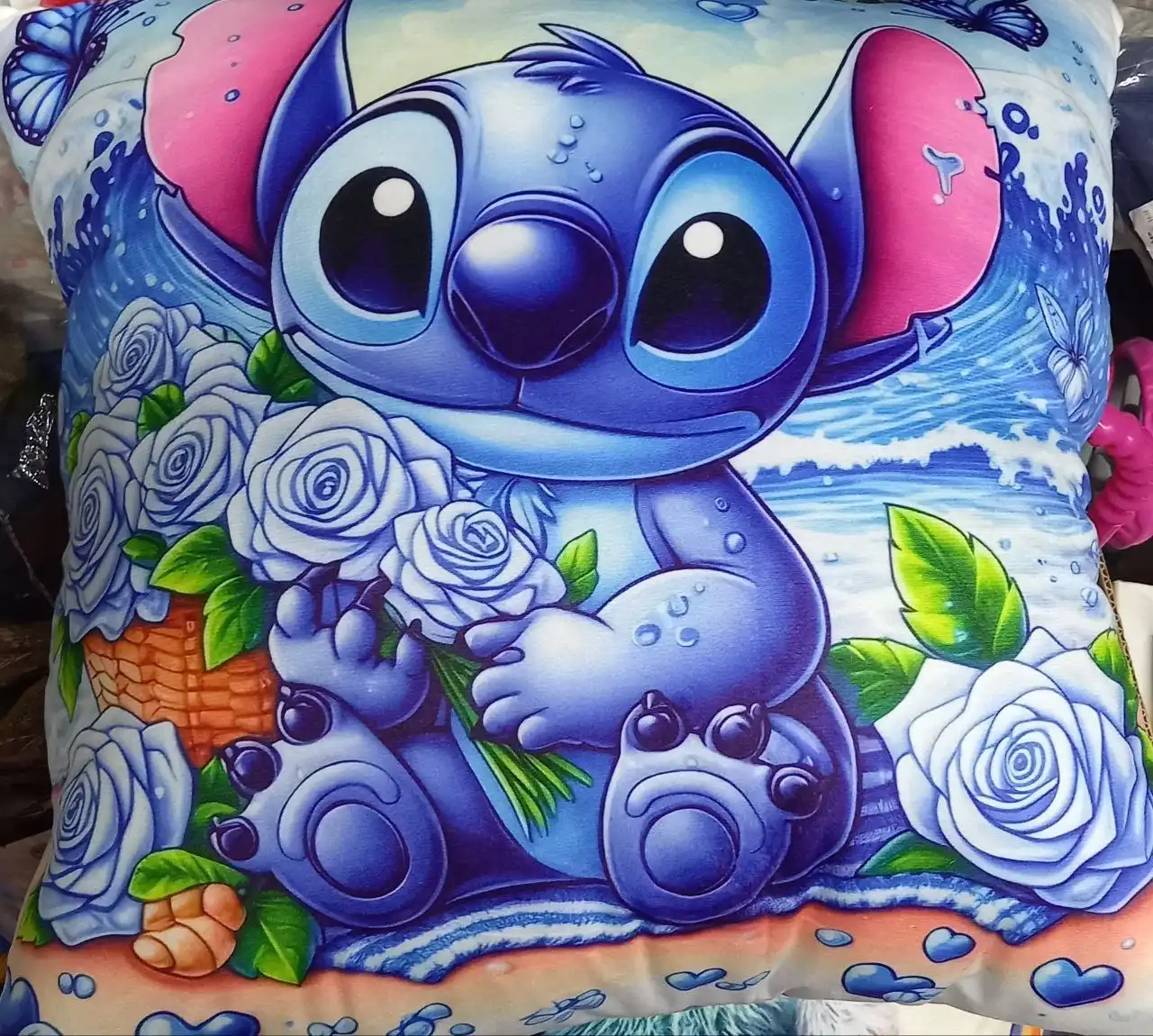 Подушки 40×40 см Лабубу и Стич - Барахолка в Чебоксары