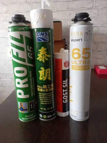 Пена монтажная и герметик силиконовый - Запчасти для электроники в Чебоксары