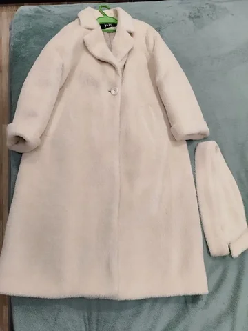 Зимнее пальто альпака цвет светлый персик размер 44 - Мужская одежда в Чебоксары