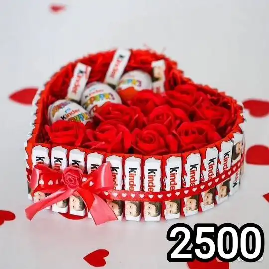 Подарок ко дню влюбленных: сердце из киндер шоколада - Барахолка в Чебоксары