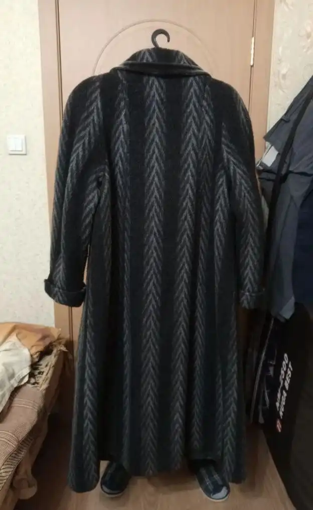 Зимнее утепленное пальто 90-х, размер 54 - Верхняя одежда (Одежда) в Чебоксары