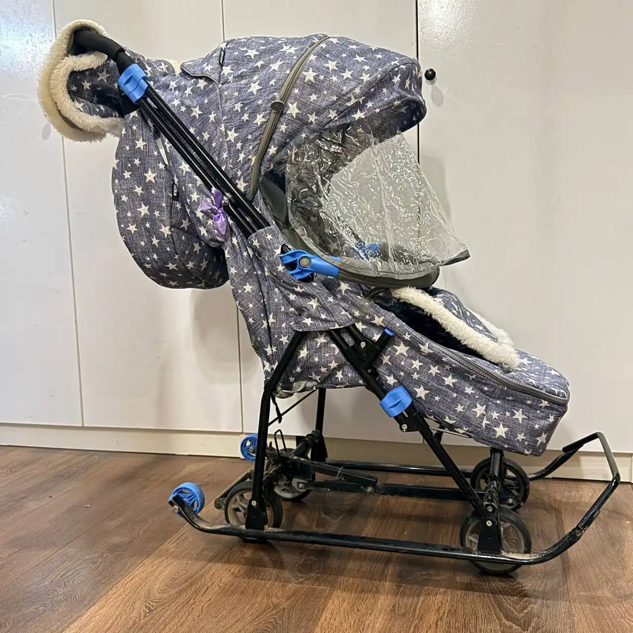 Санки-коляска NIKA Наши детки 6 - Детский транспорт (Товары для детей) в Чебоксары