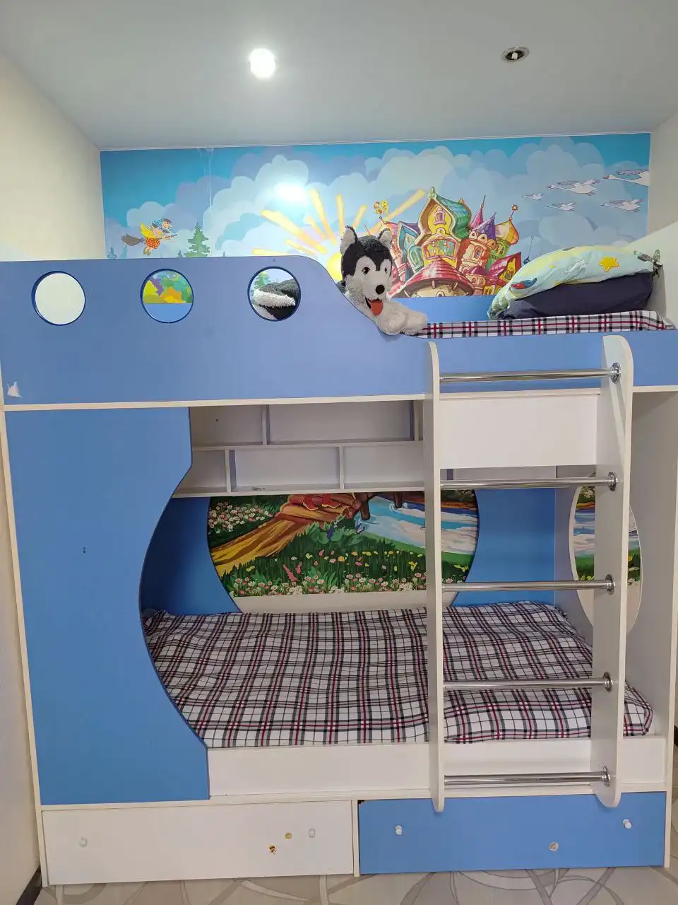 Двухярусная кровать 90x190 - Мебель (Барахолка) в Чебоксары