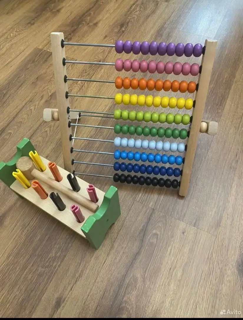 Деревянные игрушки IKEA и книжки - Игрушки и книги (Барахолка) в Чебоксары