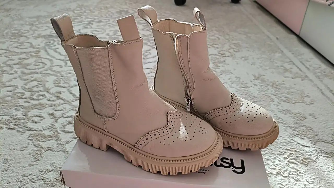 Кожаные демисезонные ботинки 30 размера - Обувь (Барахолка) в Чебоксары