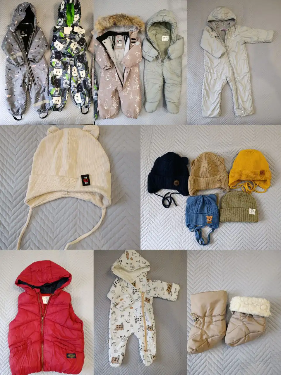 Детская одежда и аксессуары: комбинезоны, жилетки, шапки, пинетки - Одежда (Товары для детей) в Чебоксары