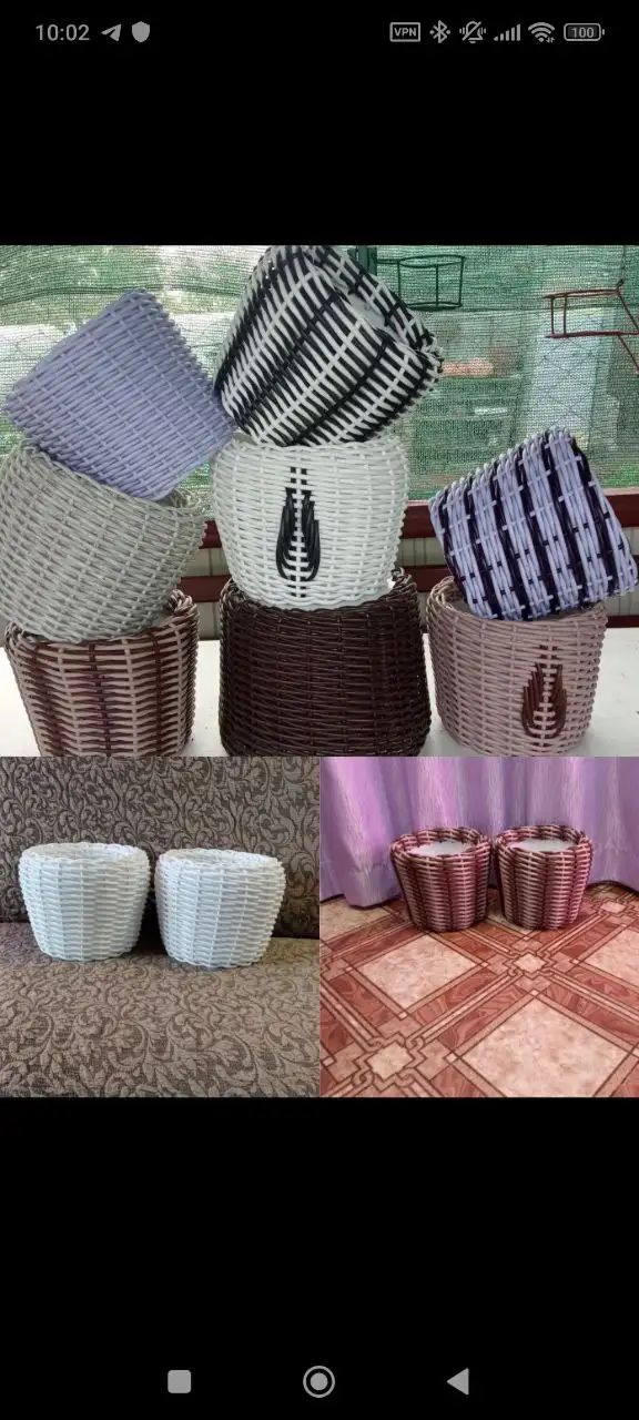 Кашпо для цветов 3л и 5л - Садовые товары (Барахолка) в Чебоксары