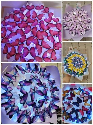 Букеты из бабочек с подсветкой - вечный подарок - Парфюмерия в Чебоксары