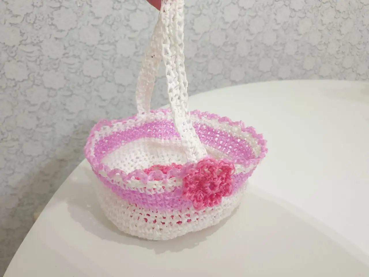 Вязаная корзинка - Барахолка в Чебоксары