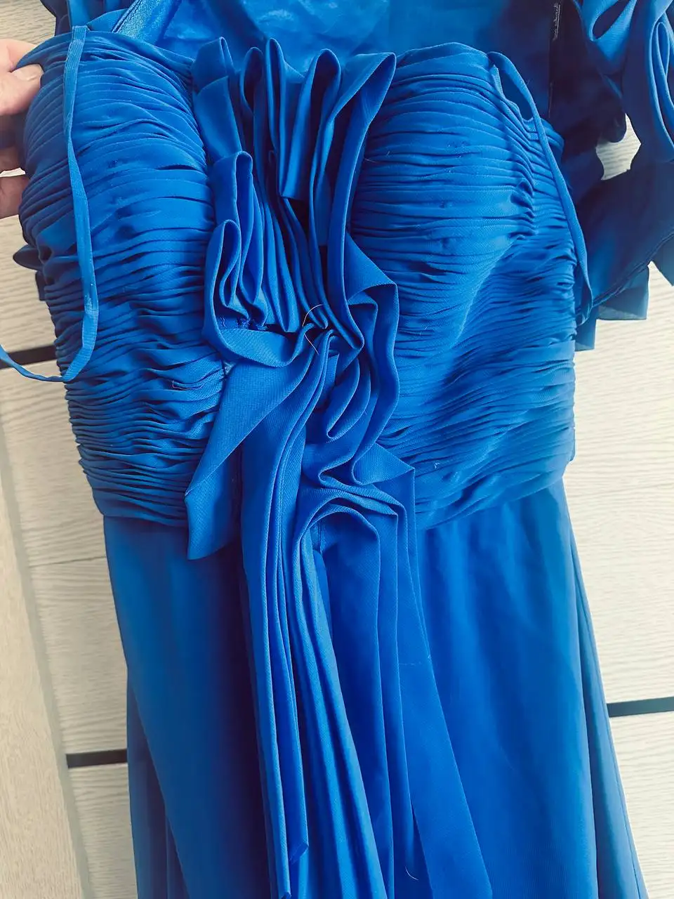 Голубое платье на выпускной или торжество - Платья (Одежда) в Чебоксары