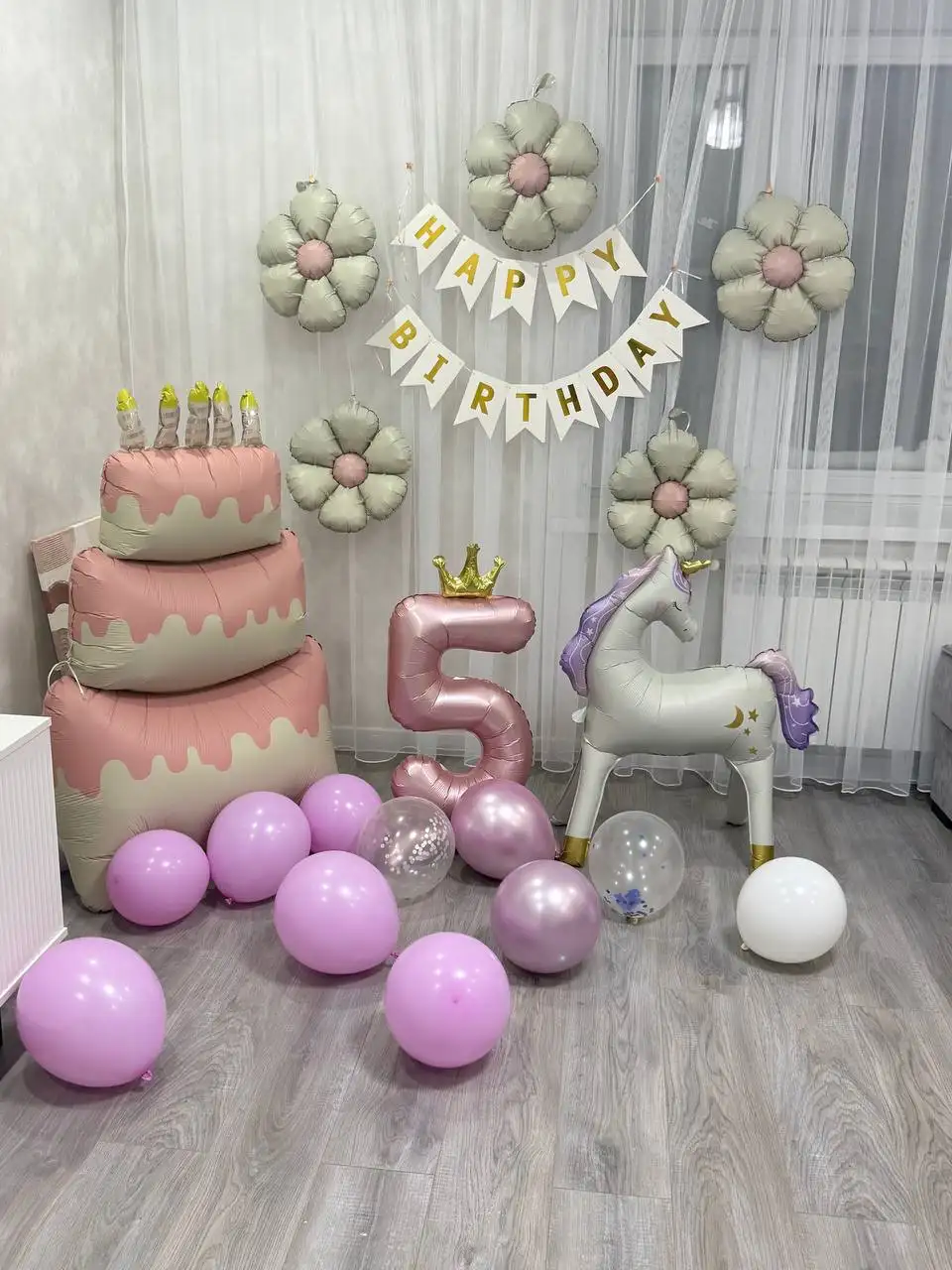 Продам надутые шары цифра единорог торт цветы - Барахолка в Чебоксары