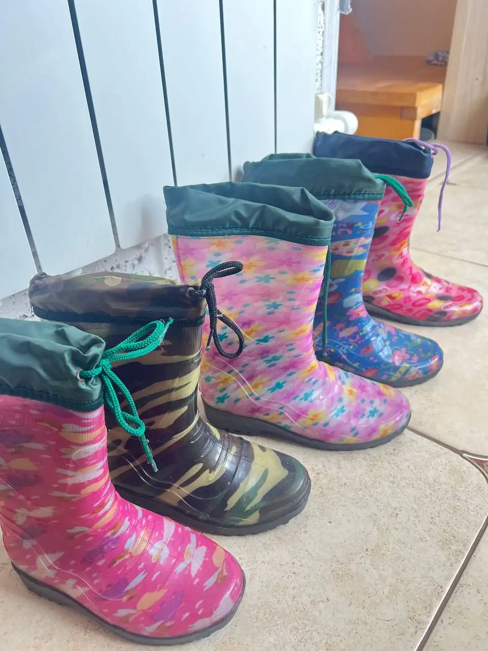 Резиновые сапоги с теплым подкладом - Обувь (Барахолка) в Чебоксары