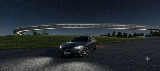 Mercedes-Benz S-Class W223 и надувной жилет - BMW X5 в Братск