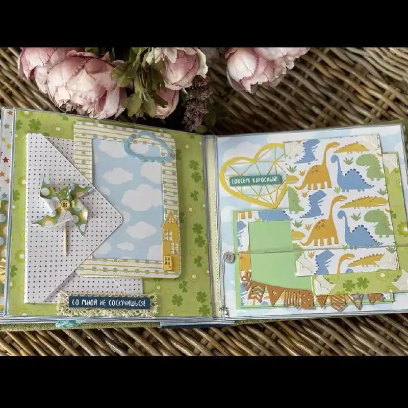 Фотоальбом ручной работы для мальчика 1-7 лет - Рукоделие (Хобби и отдых) в Нижневартовск