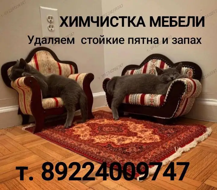 Химчистка мебели и текстиля в Нижневартовске - Химчистка (Услуги) в Нижневартовск