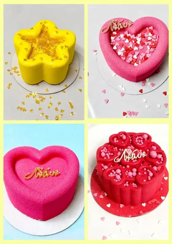 Мусовые бенто торты на заказ в Нижневартовске - Ручная работа в Нижневартовск