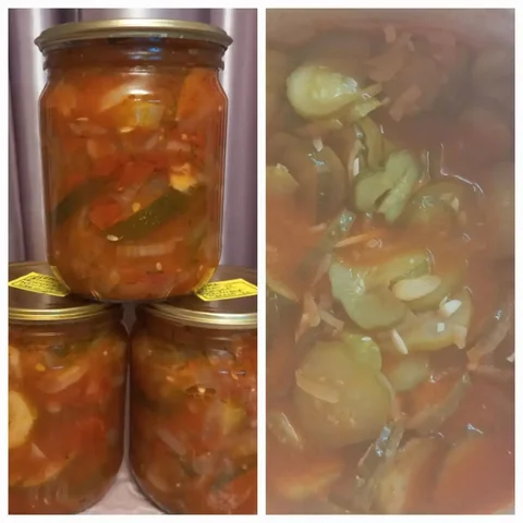 Продам салат из огурцов, помидор, лука и укропа - Хендмейд в Нижневартовск