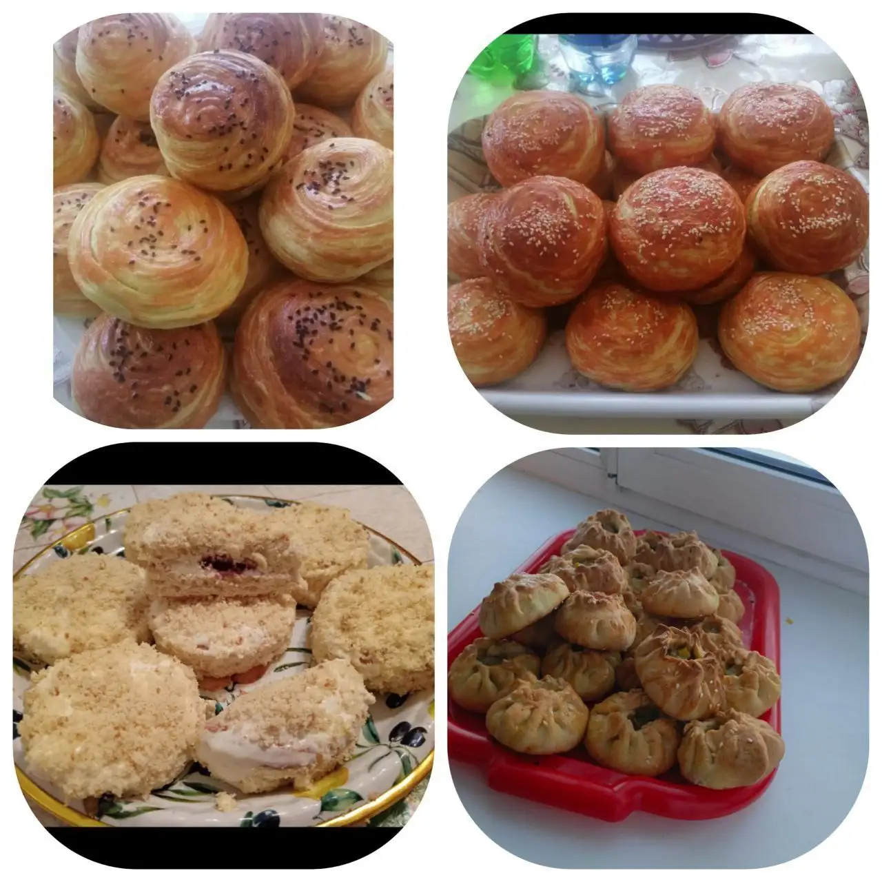 Выпечка: соленые и сладкие булочки, пироженые ёжики, мини курники - Продукты питания (Барахолка) в Нижневартовск