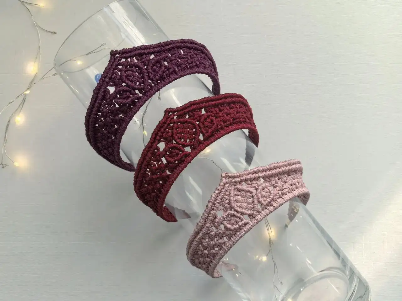 Плетеный ободок-кокошник в технике макраме - Рукоделие (Хобби и отдых) в Нижневартовск