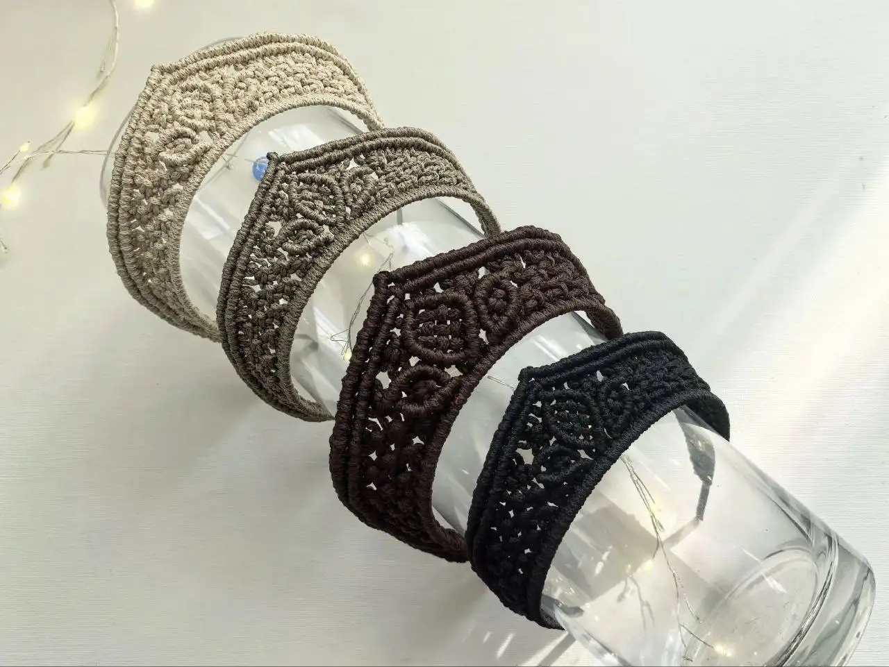 Плетеный ободок-кокошник в технике макраме - Рукоделие (Хобби и отдых) в Нижневартовск