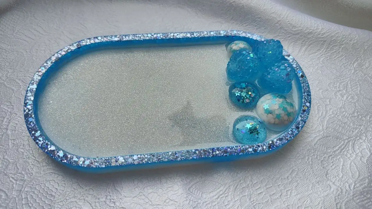 Уникальная тарелочка малиной из эпоксидной смолы для мелочей и украшений - Ручная работа (Барахолка) в Нижневартовск