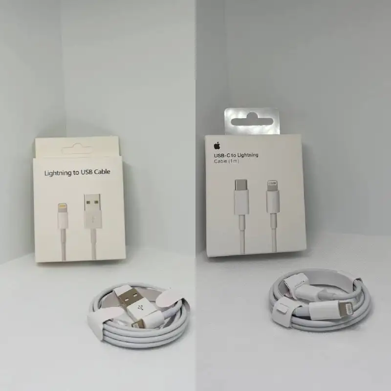 Lightning to USB и USB-C to Lightning кабели - Кабели и адаптеры (Электроника) в Нижний Новгород