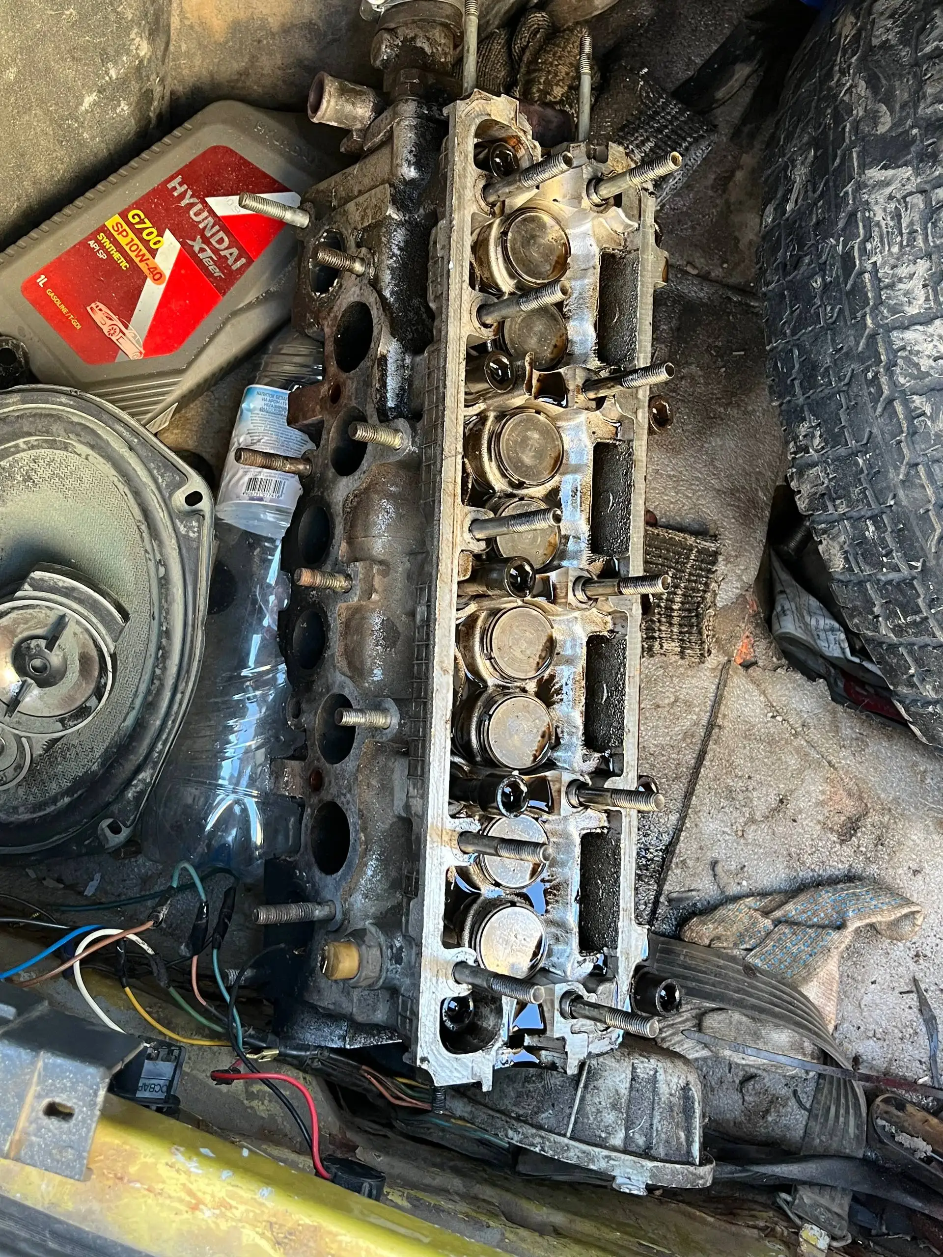 ГБЦ 8клоп с проблемой резьбы натяжного ролика - Запчасти (Авто) в Нижний Новгород