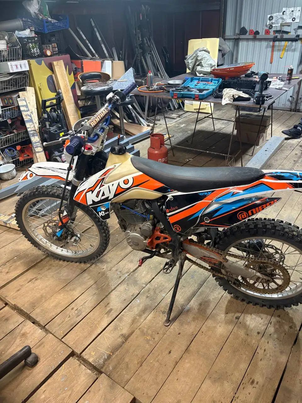 Мотоцикл в отличном состоянии с запчастями - Авто в Балахна