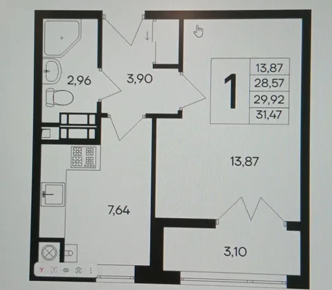 1-комнатная квартира в Евпатории - Недвижимость в Евпатория