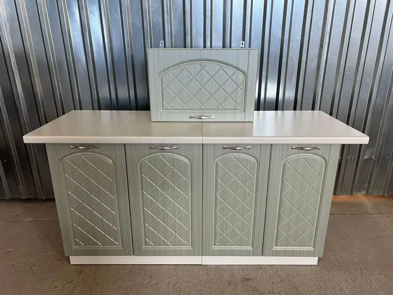 Кухня ХЛОЯ остатки МДФ олива штросс - Кухни (Для дома и дачи) в Севастополь