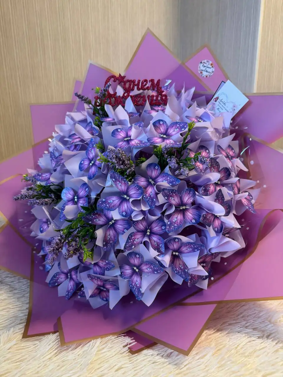 Светящиеся букеты из бабочек и конфет - Рукоделие и подарки (Хобби и отдых) в Севастополь