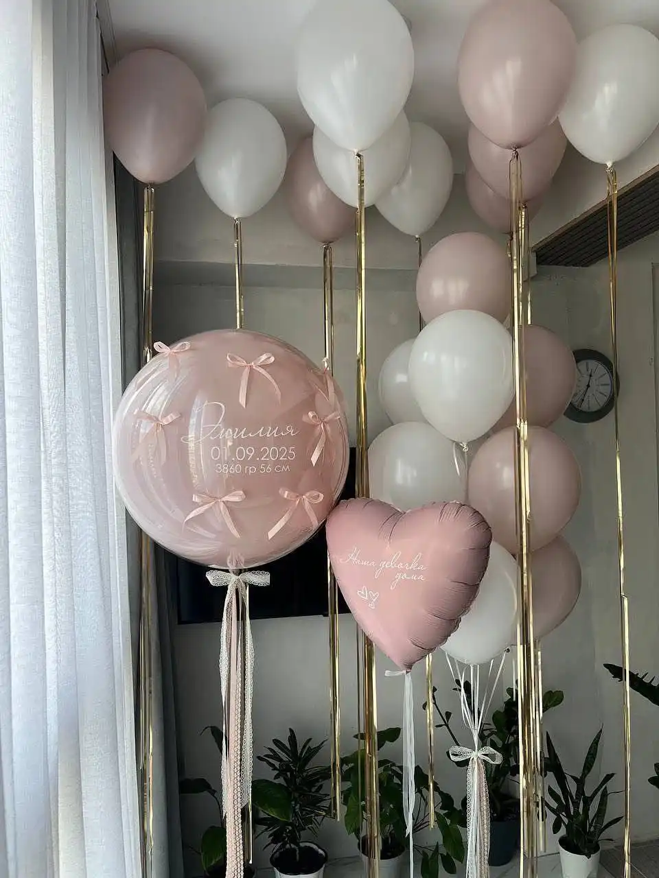 Воздушные шары с гелием и фольгированные шары