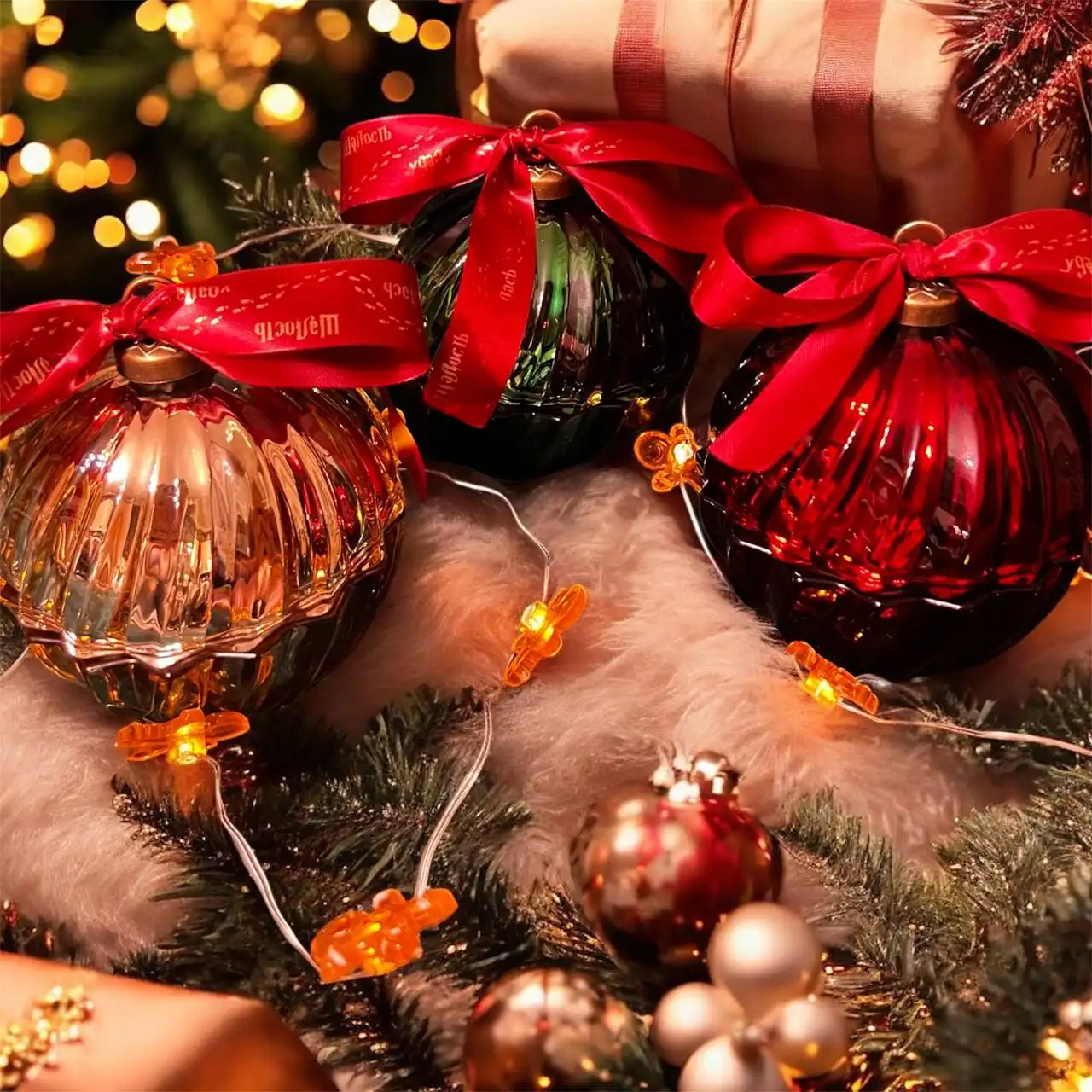 Свечи в стеклянных шарах с ароматами по Гарри Поттеру