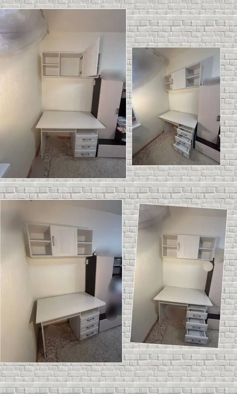 Стол письменный для школьника с полкой