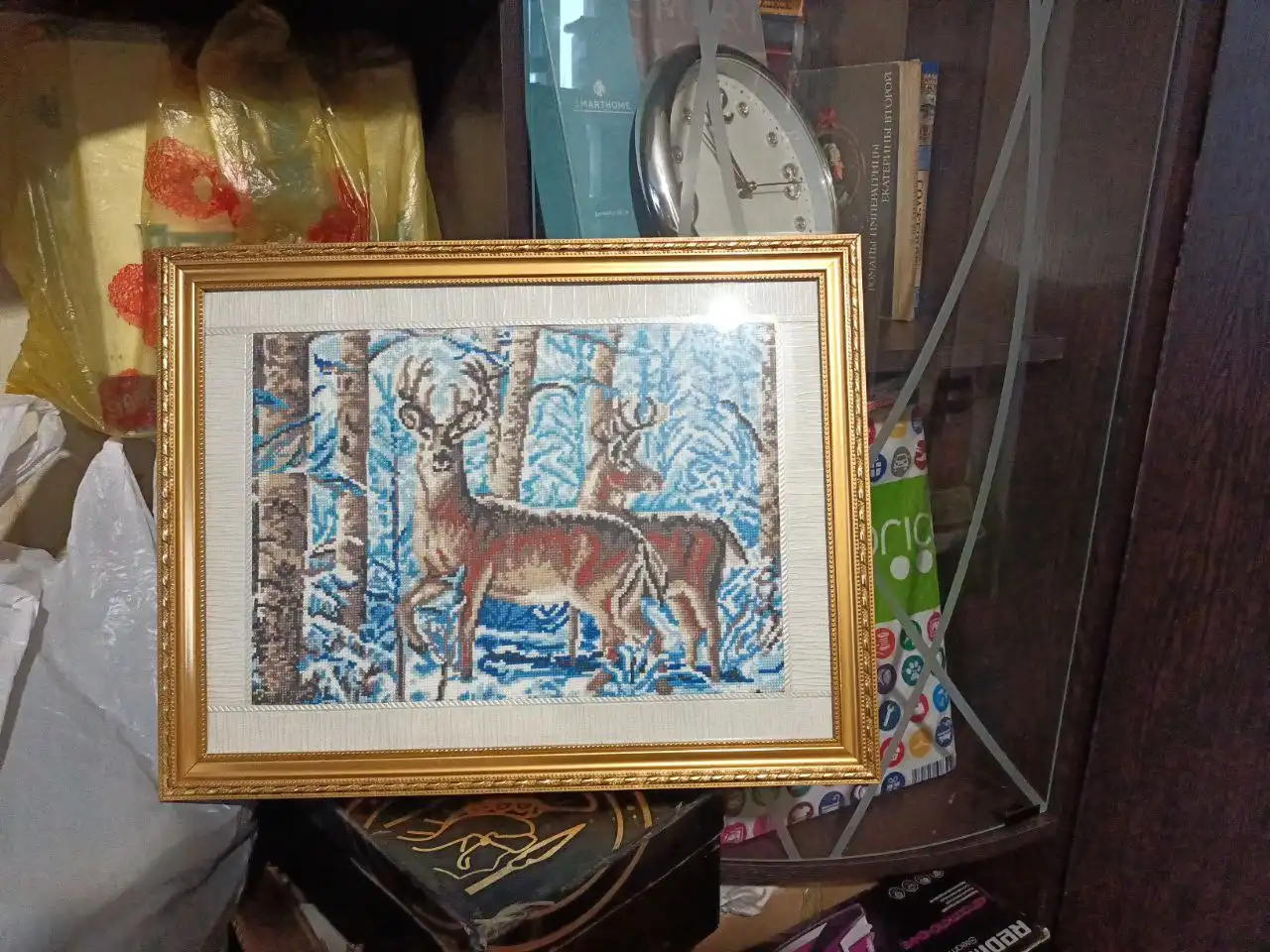 Продажа вышитых крестиком картин