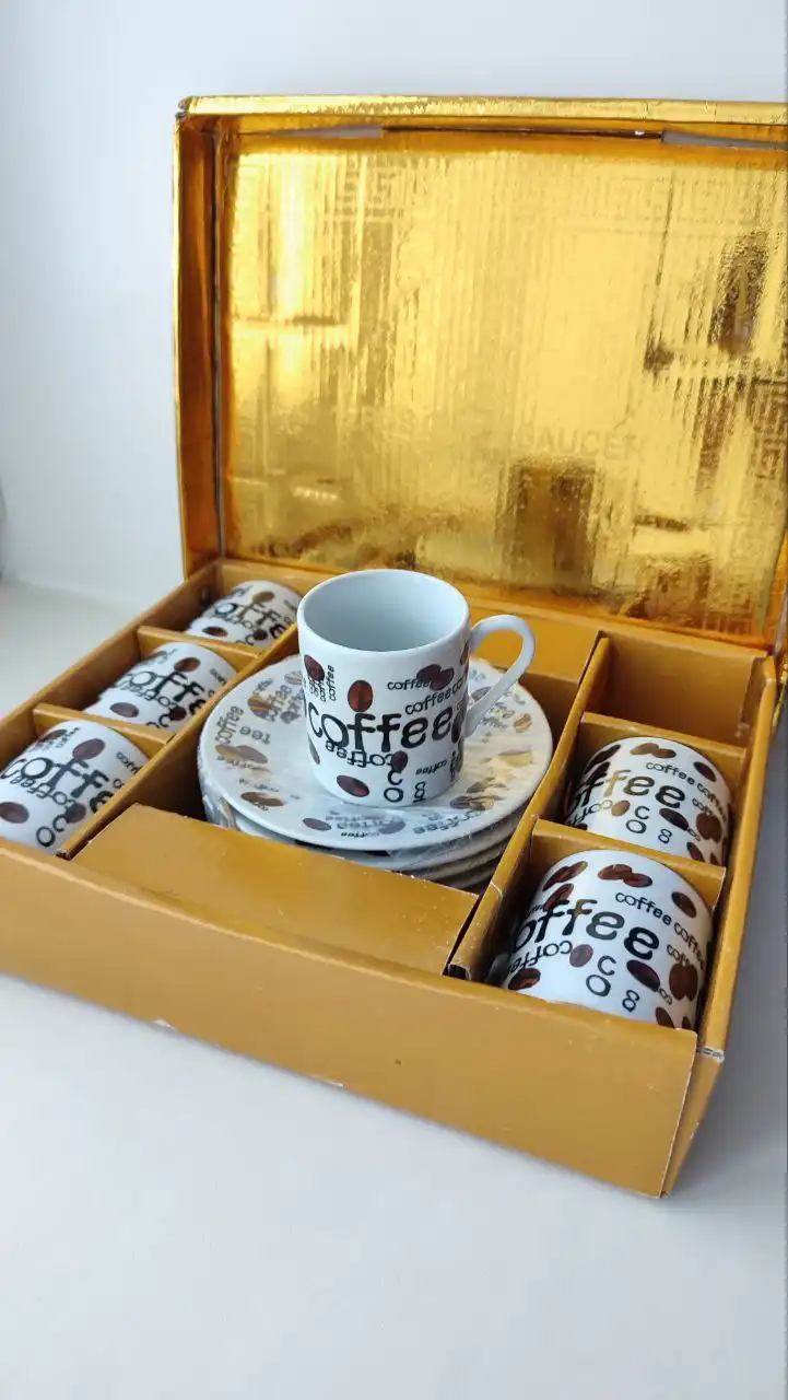 Ваза стекло и кофейный набор - Барахолка в Пенза