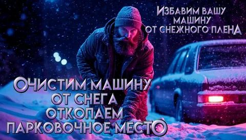 Услуги по очистке автомобилей и парковочных мест от снега - Доставка в Пенза
