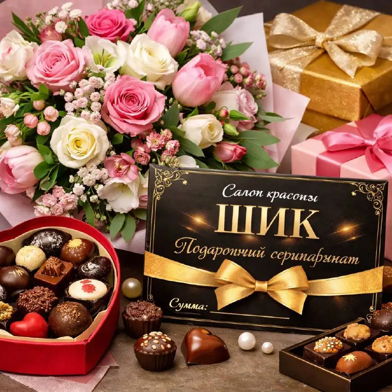 Подарочный сертификат в салон красоты "ШИК" на 8 марта - Красота (Услуги) в Пенза