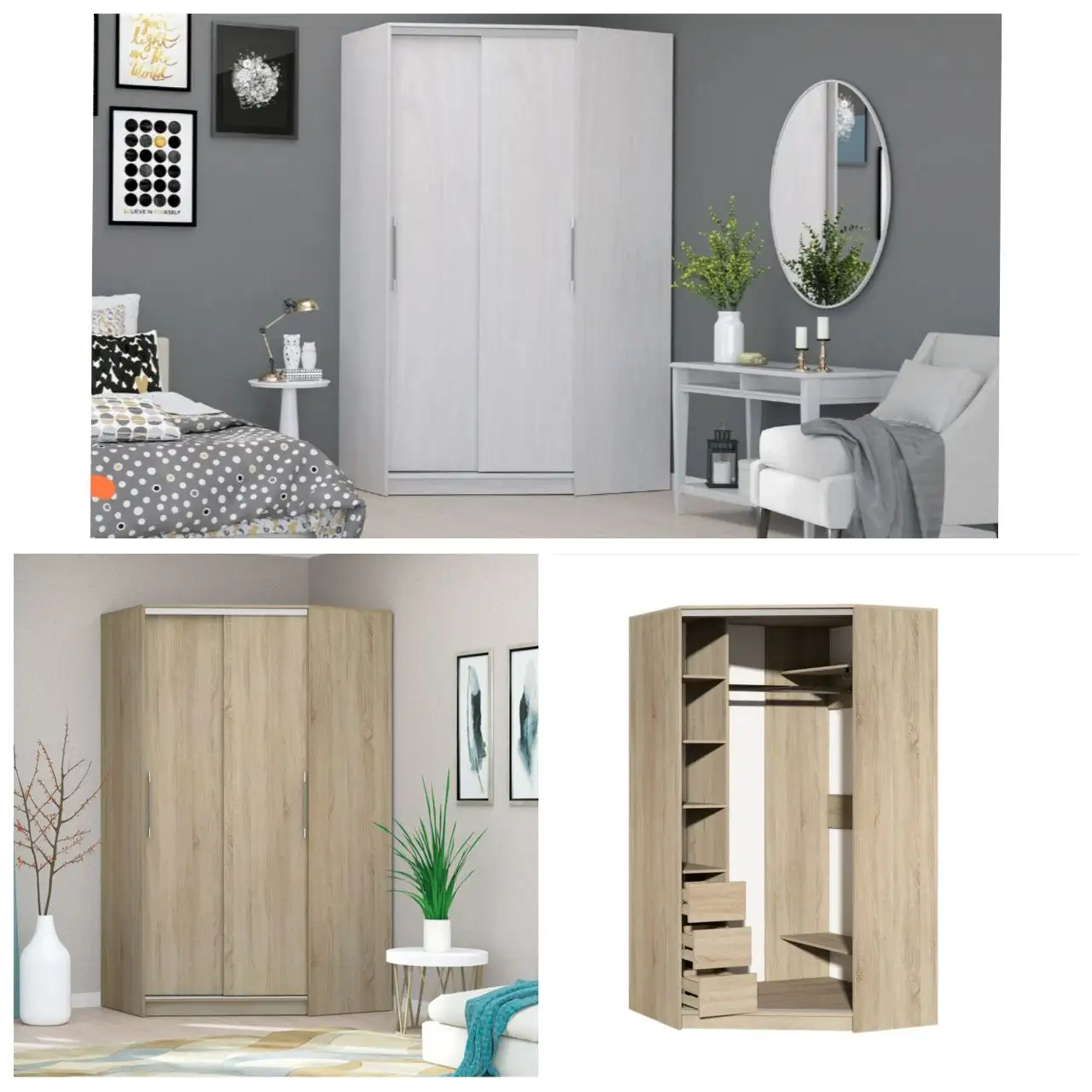 Угловые шкафы купе в наличии - Мебель (Для дома и дачи) в Пенза