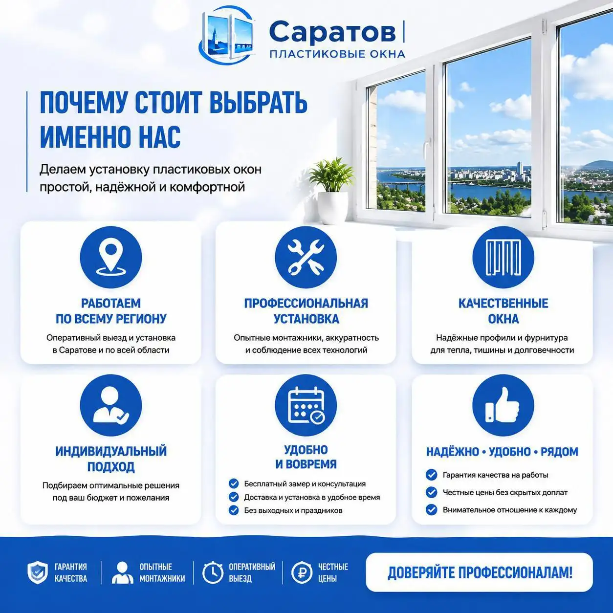 Пластиковые окна в Саратове - Ремонт и отделка (Услуги) в Саратов