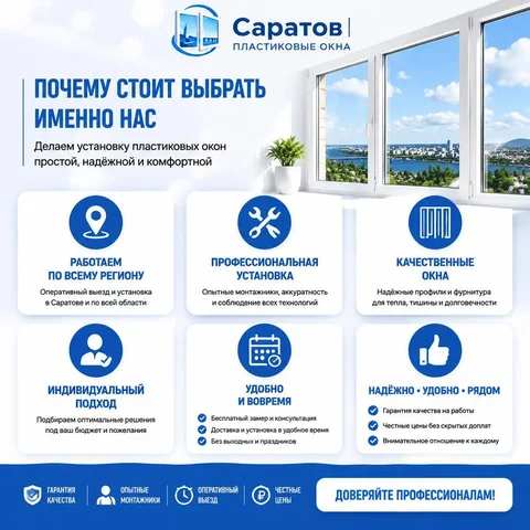 Пластиковые окна в Саратове - частное объявление в Саратов