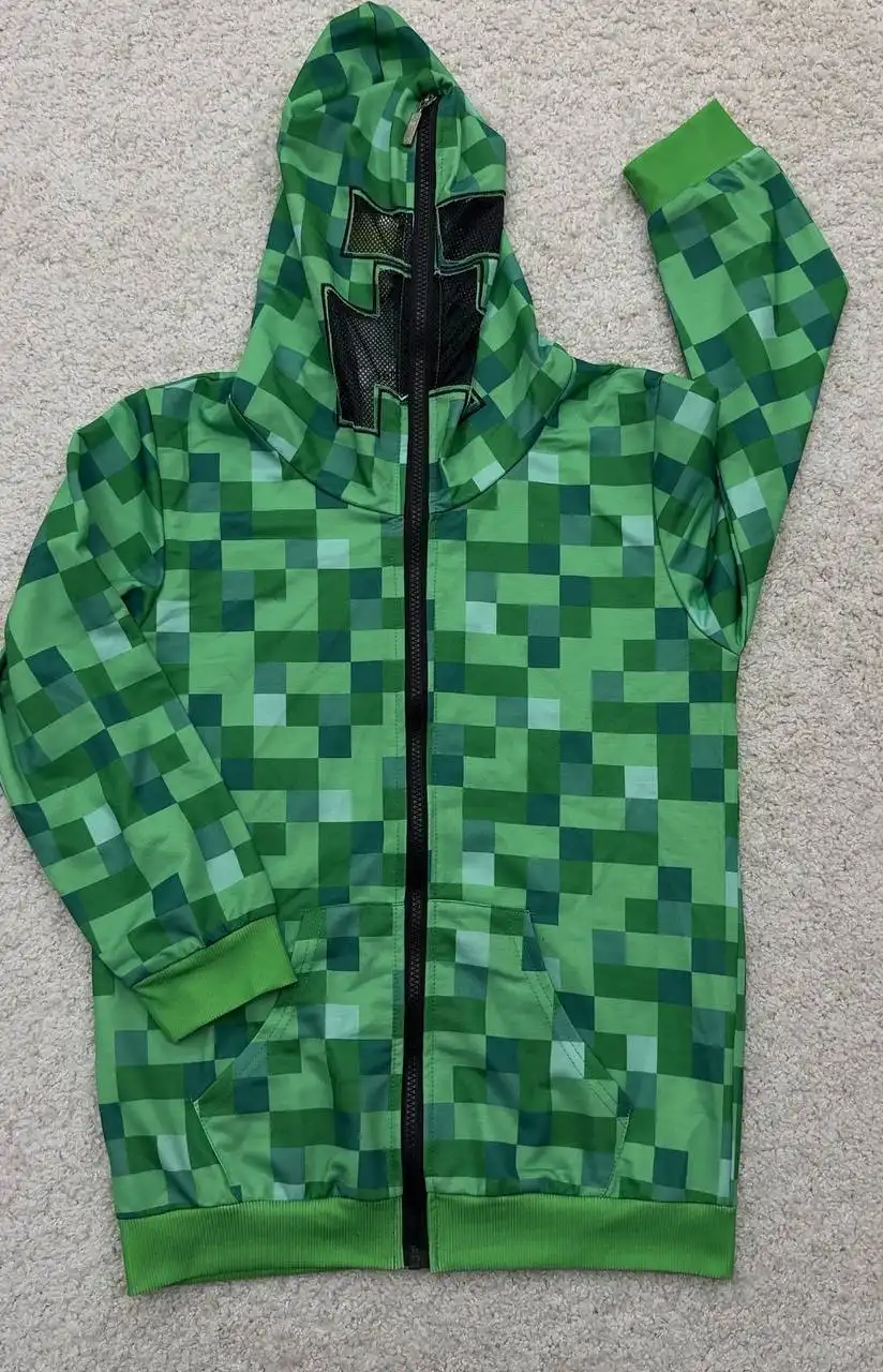 Кофта Майнкрафт Крипер 160 см