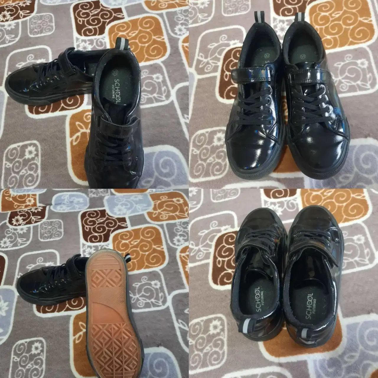 Школьные полуботинки-кеды Futurino School для девочки